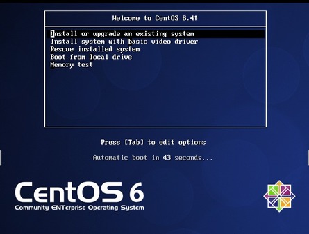 CentOS 6 Welcome